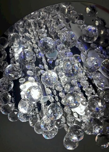 Parlak Çok Renkli Kristal Avize - Görsel 3