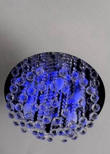 Parlak Çok Renkli Kristal Avize - Görsel 4