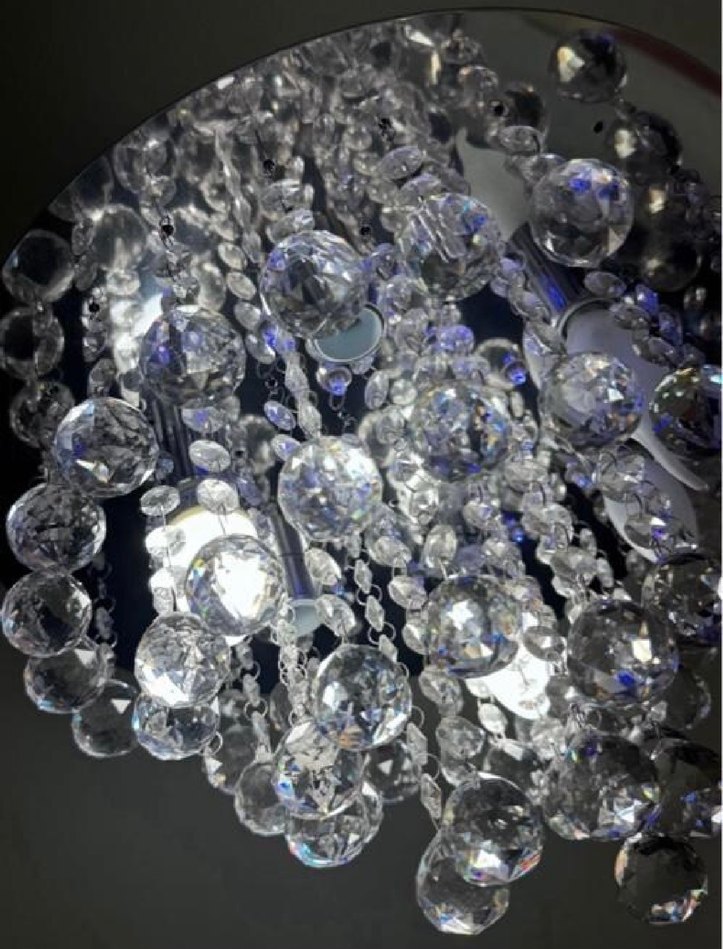 Parlak Çok Renkli Kristal Avize - Görsel 3