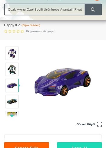 Renkli Mor Aksiyon Figürü - Görsel 2