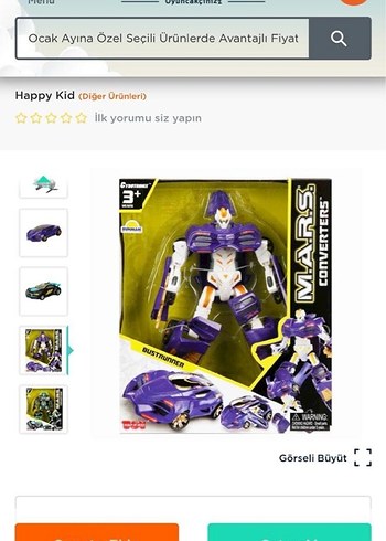 Renkli Mor Aksiyon Figürü - Görsel 3