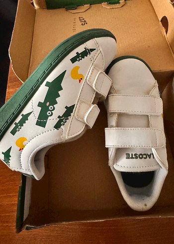 Lacoste orjinal çocuk spor ayakkabı - Görsel 4