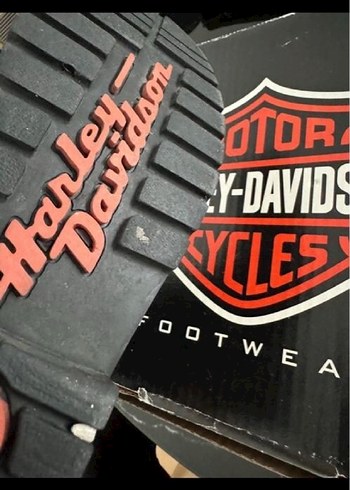 Harley Davidson kız çocuk deri çizme - Görsel 7