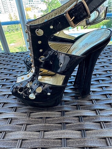 Platform kalın topuk ayakkabı - Görsel 2