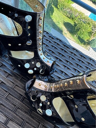 Platform kalın topuk ayakkabı - Görsel 3