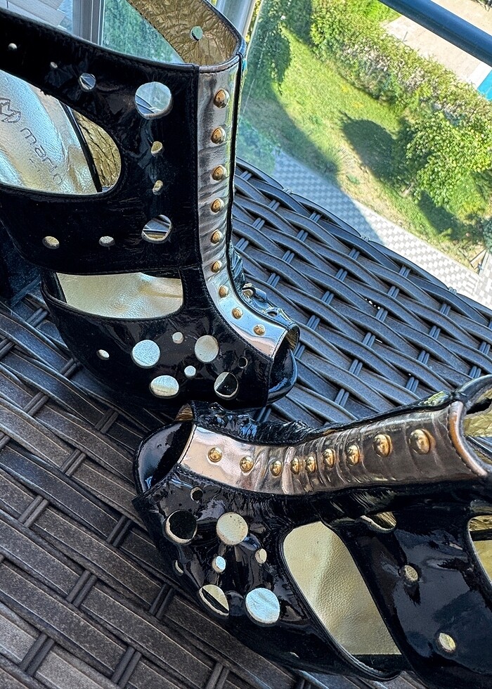 Platform kalın topuk ayakkabı - Görsel 3