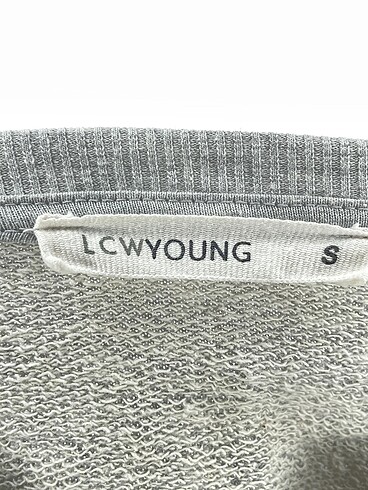 s Beden gri Renk LC Waikiki Sweatshirt %70 İndirimli.