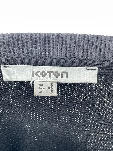 s Beden siyah Renk Koton Sweatshirt %70 İndirimli.