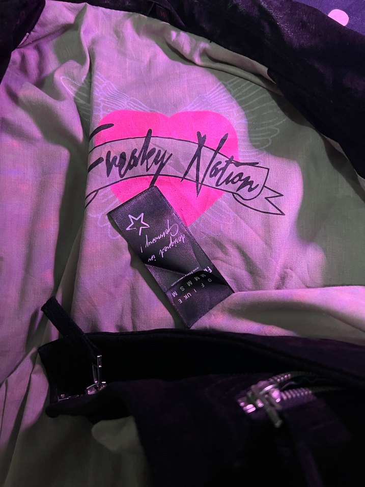 Kadın suet Ceket - Punk Stil - Görsel 3