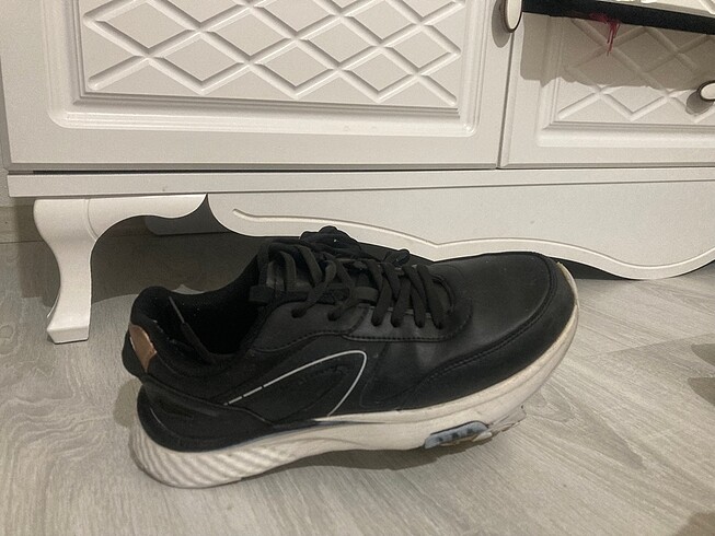 39 Beden siyah Renk Spor ayakkabı