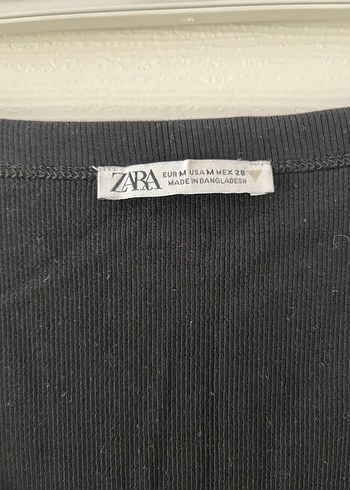 m Beden zara m bedenSiyah Kadın Uzun Kollu Basic Bluz