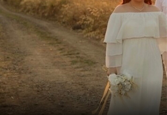 xl Beden Şifon astarlı beyaz nikah dış çekim elbisesi