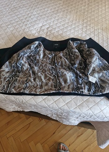 Koton,düğmesiz Siyah kadın ceket - Görsel 4