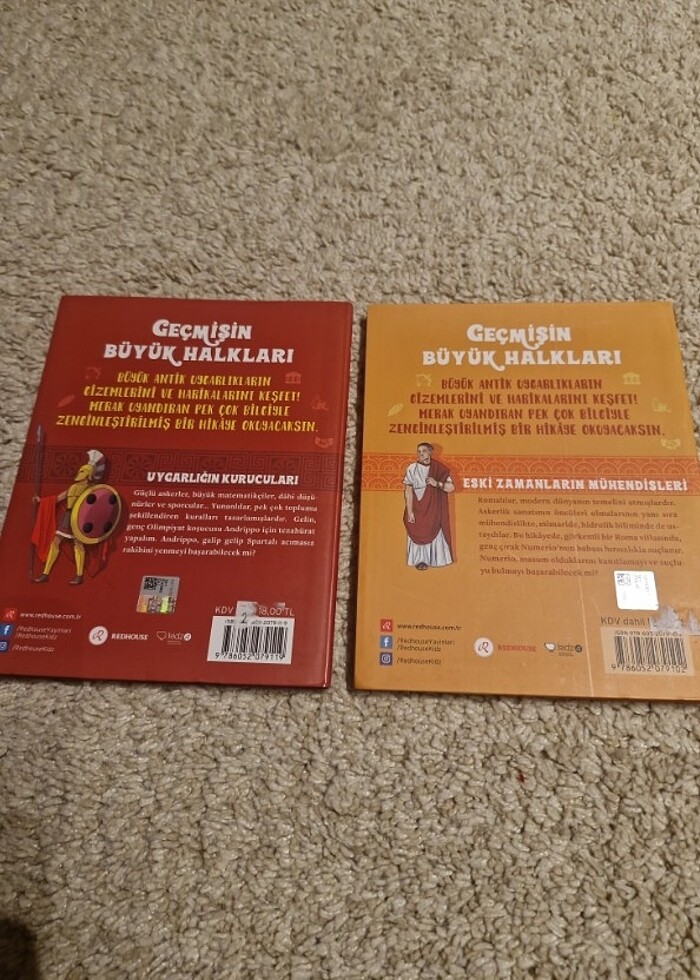 Geçmişin Büyük Halkları,Romalılar,Yunanlılar Çocuk kitapları. - Görsel 2