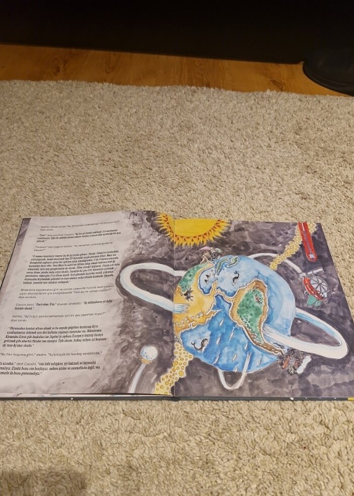 Evren Avuçlarının Arasında, çocuk kitabı - Görsel 3