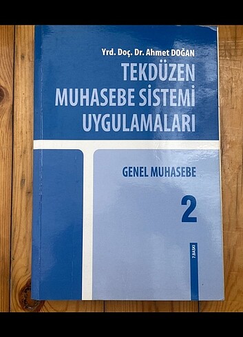 TEKDÜZEN MUHASEBE 2 AHMET DOĞAN 