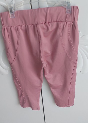 Kızlar için Pembe Dar Kesim Şort - Görsel 2