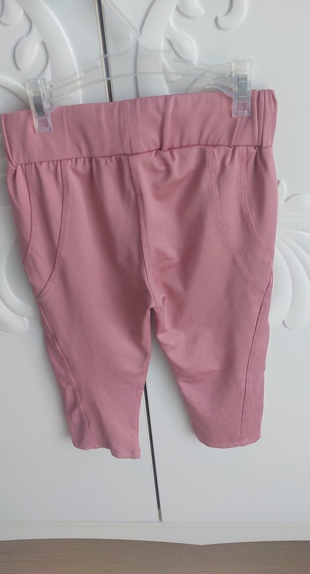 Kızlar için Pembe Dar Kesim Şort - Görsel 2