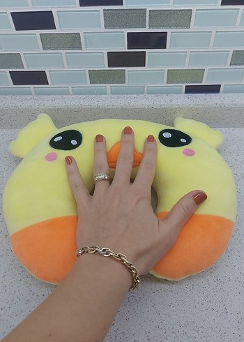 Sarı Ördek Peluş Boyun Yastığı - Görsel 3