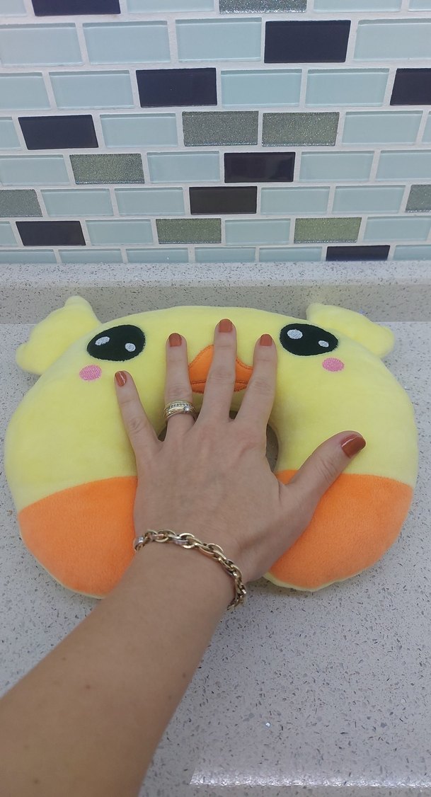 Sarı Ördek Peluş Boyun Yastığı - Görsel 3