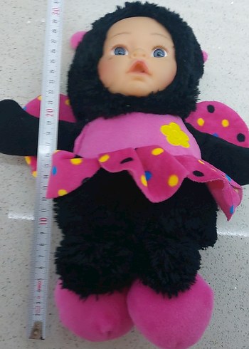 Pembe Kanatlı Böcek Kostümlü Bebek - Görsel 5