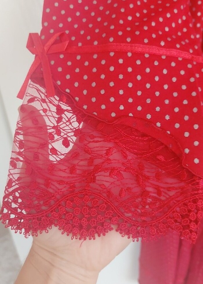 Hamile lohusa gecelik sabahlik takım - Görsel 3