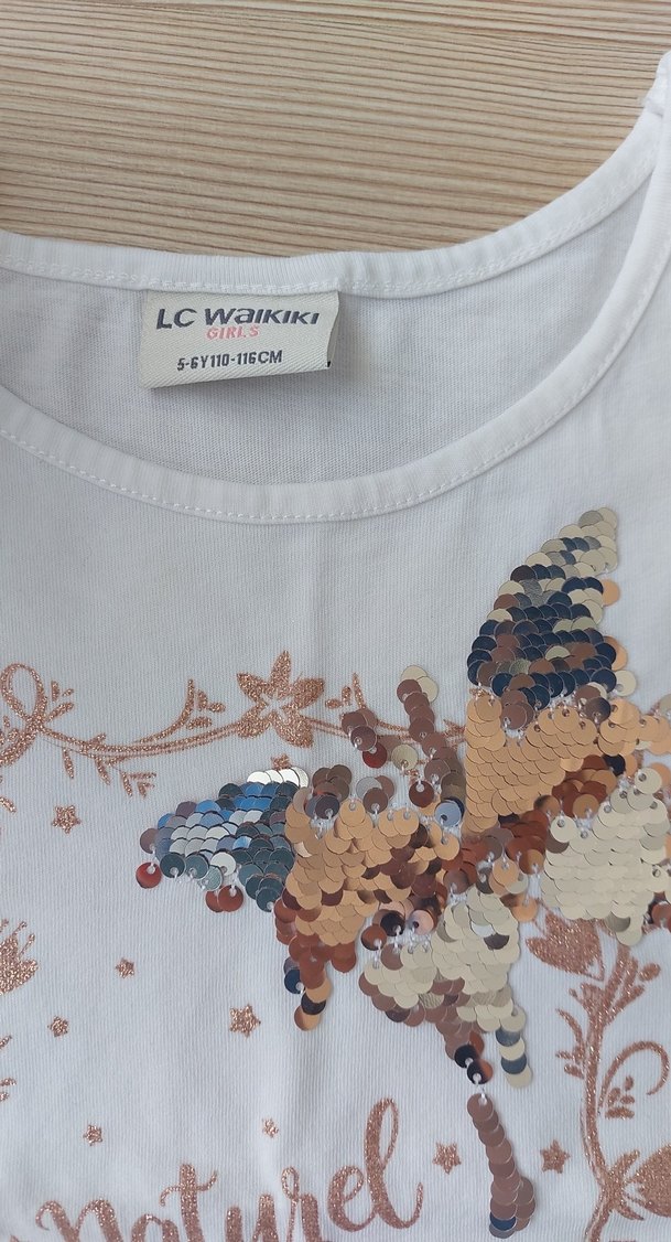 Beyaz Kız Çocuk Dantel Detaylı Atlet - Görsel 2