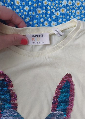 Mor Payetli Genç Kız Şortu ve tişörtler - Görsel 7