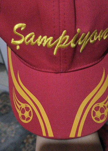 Diğer Bordo Şapka Sampiyoe Nakışlı