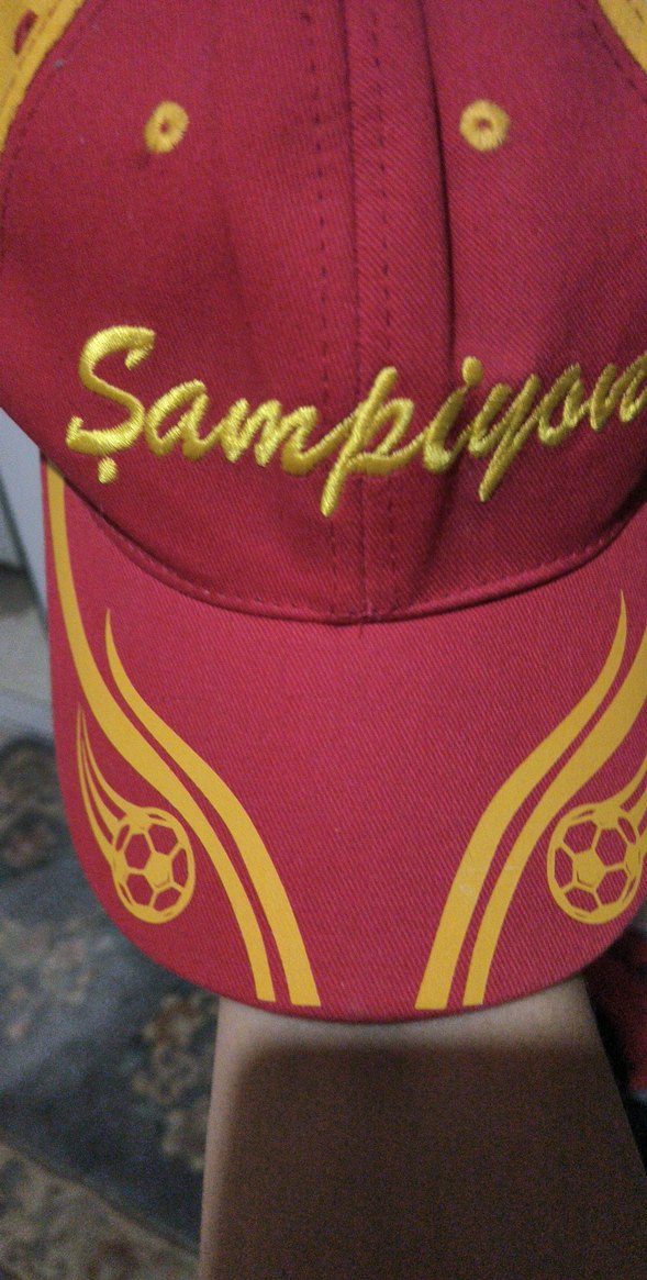 Bordo Şapka Sampiyoe Nakışlı - Görsel 2