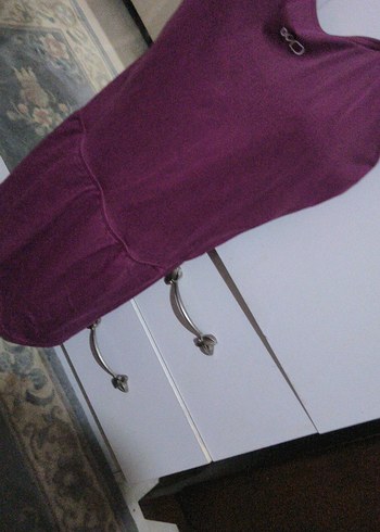 Mor askılı deniz elbisesi - Görsel 2