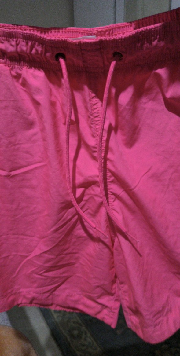 Pembe  kadin Midi Yüzme Şortu - Görsel 2