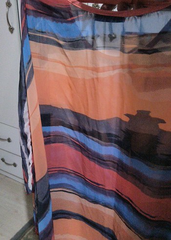 Kadın Çok Renkli Bohem Salaş pareo - Görsel 5