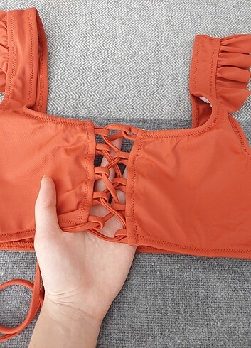 Trendyol & Milla Tarçın Rengi Bikini Üstü