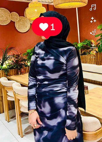 Elbise L beden bir kere tek giyildi - Görsel 2