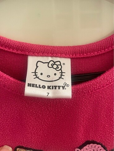 orjinal hello kitty elbise uzun kol - Görsel 3