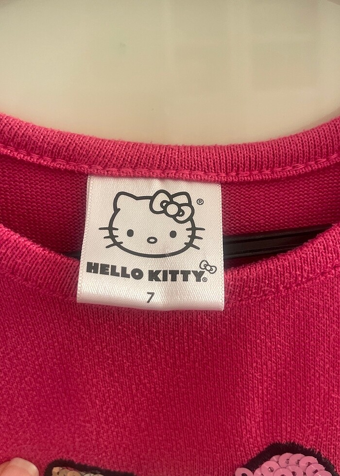 orjinal hello kitty elbise uzun kol - Görsel 3