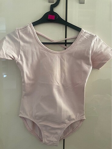 Bale kostümü tütü tül etek, pamuklu sırt çapraz minikol badi bod - Görsel 5