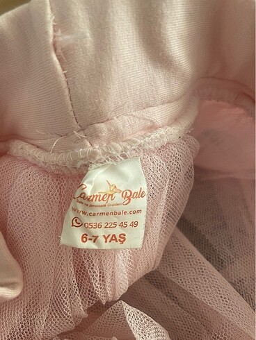 Bale kostümü tütü tül etek, pamuklu sırt çapraz minikol badi bod - Görsel 4