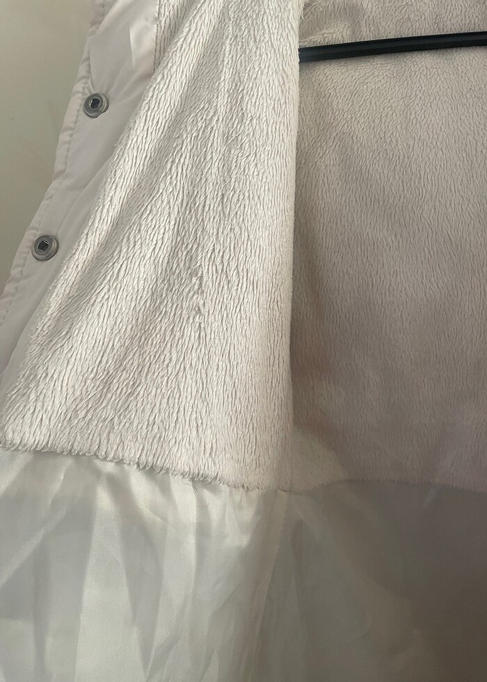 5 yaş kız çocuk şişme peluş mont kaban - Görsel 3