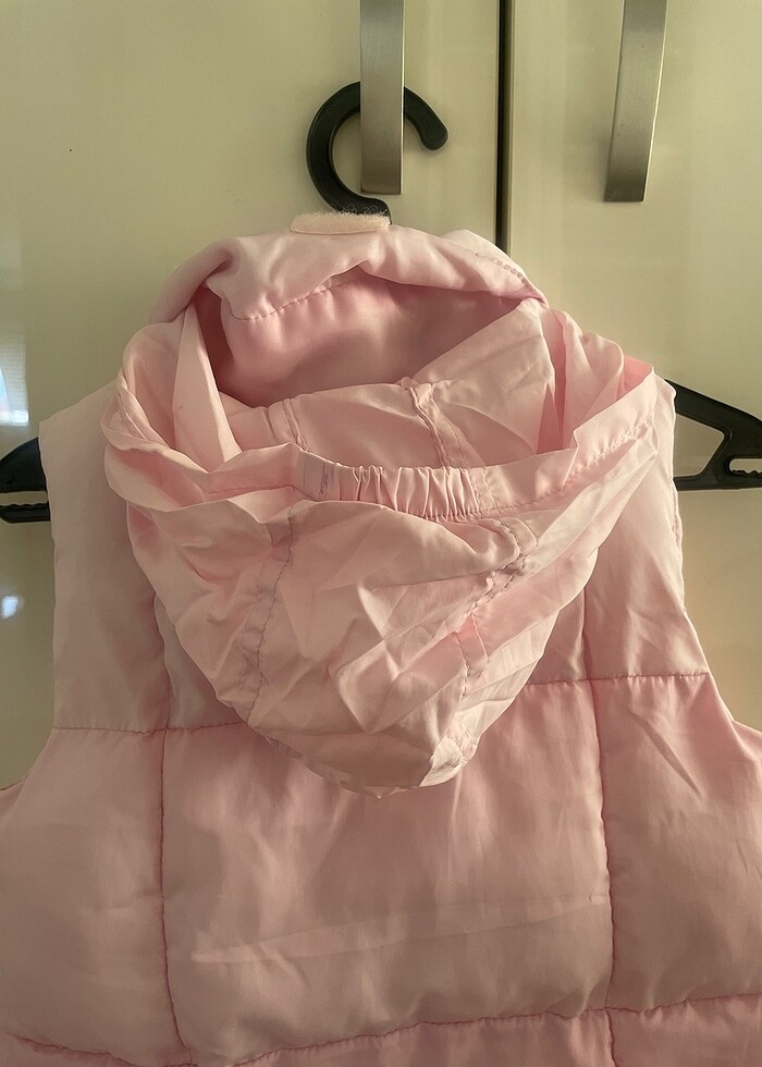 zara kız çocuk pembe şişme yelek - Görsel 3