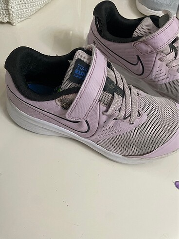 32 Beden mor Renk Nike star runner unisex kız çocuk spor ayakkabı orijinal