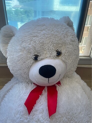 Beyaz peluş ayı 90 cm