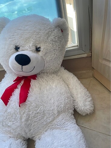 Diğer Beyaz peluş ayı 90 cm