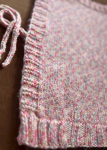 Kız Çocuk Pembe Örgü Süveter - Görsel 2