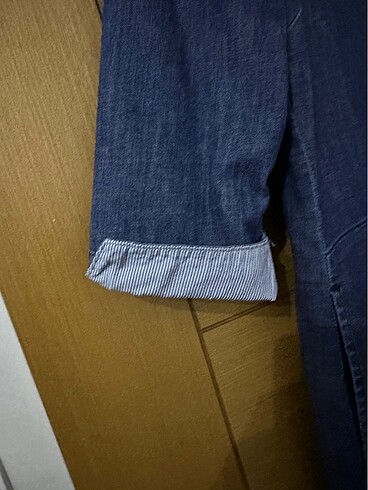 38 Beden Rahat kalıp denim elbise