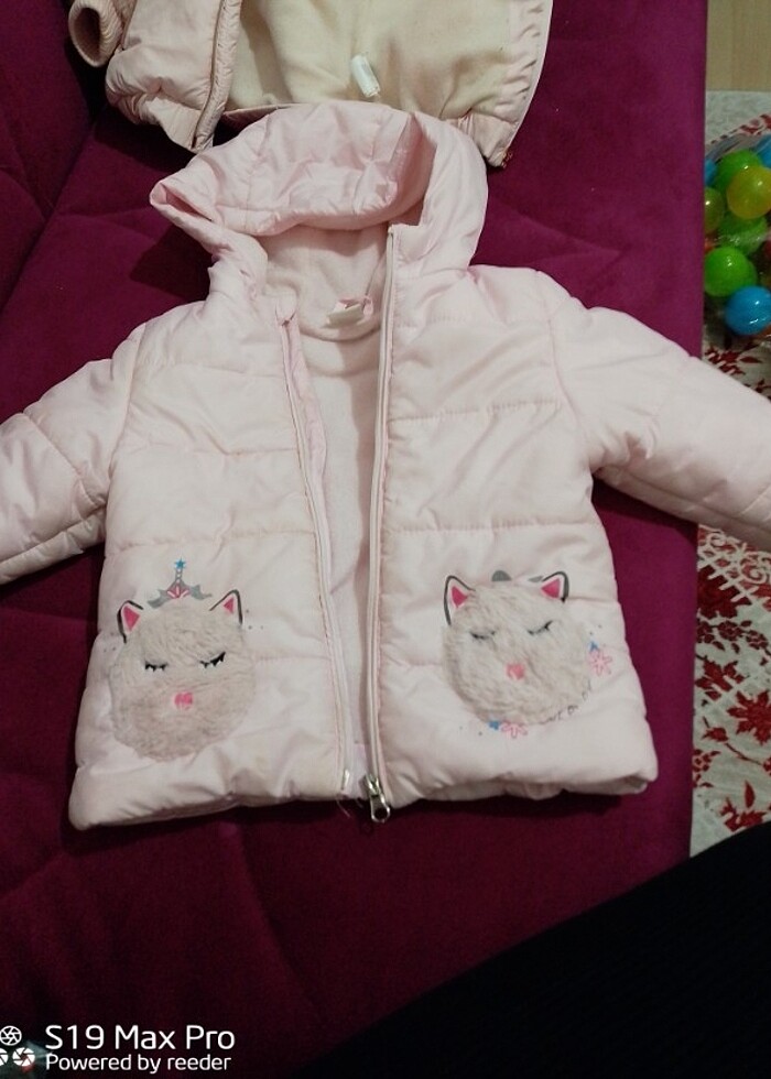 kiz cocuk mont civil - Görsel 2