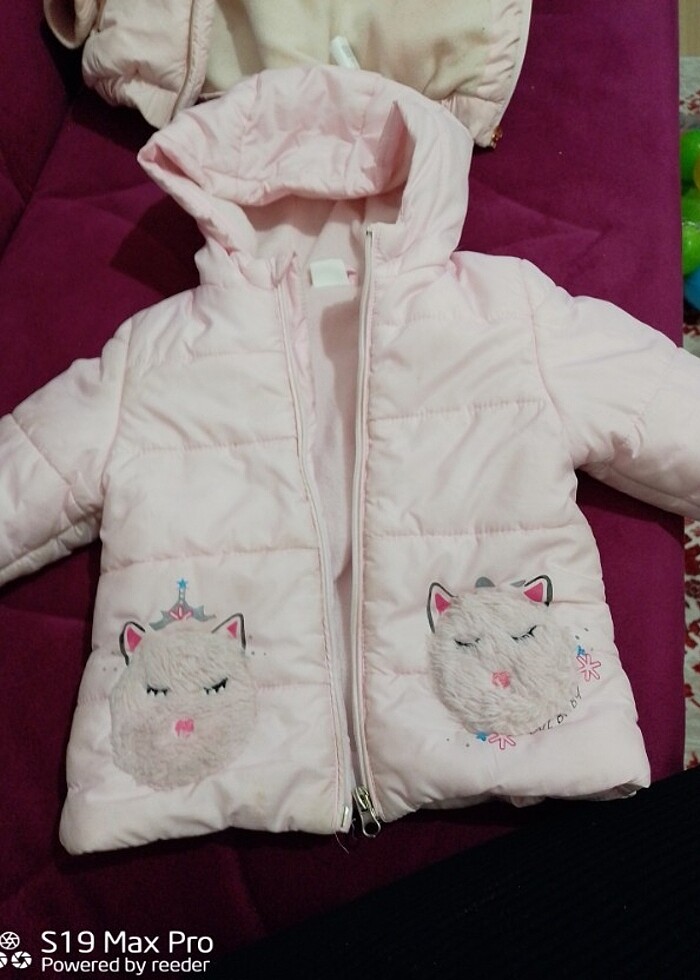 kiz cocuk mont civil - Görsel 3