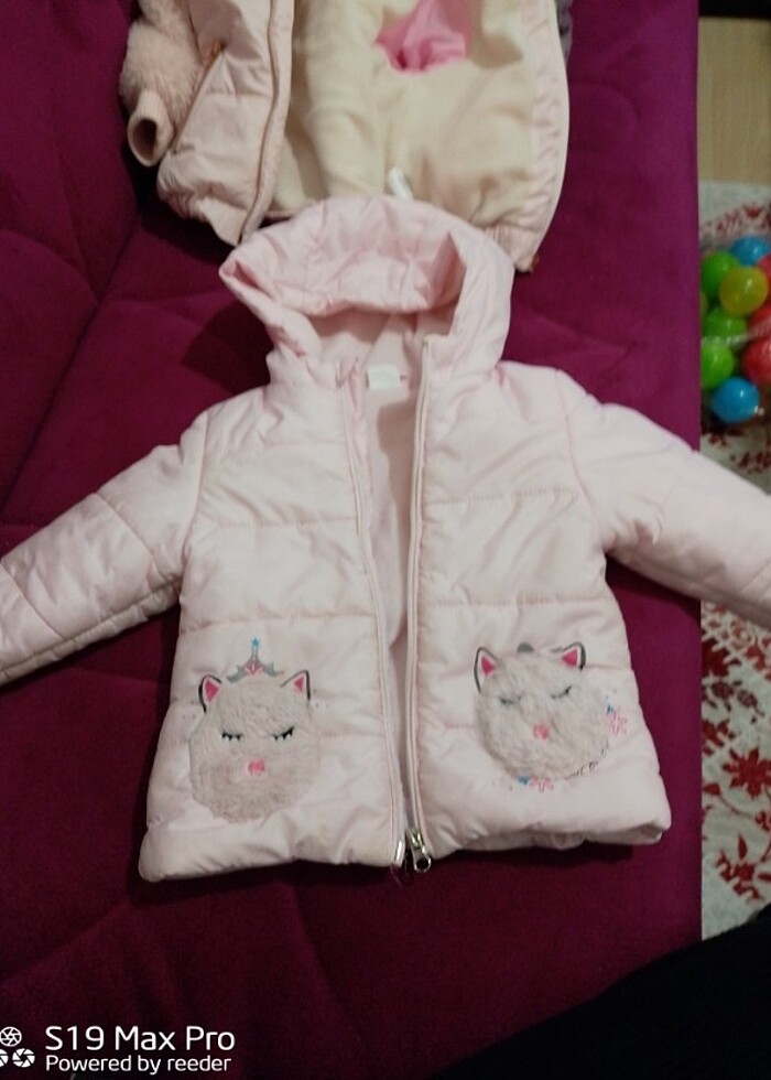 kiz cocuk mont civil - Görsel 4