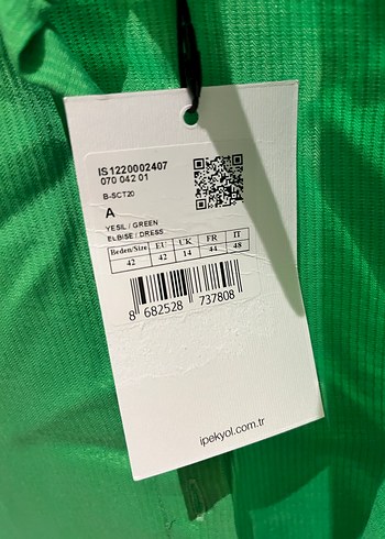 Uzun Kol, Düğmeli, Yeşil Kadın Gömlek - Görsel 3